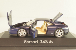 Ferrari 348 tb coupe 1989, dark matt blue, 010115, Herpa 1:43 (Новая)