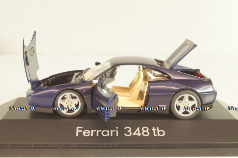 Ferrari 348 tb coupe 1989, dark matt blue, 010115, Herpa 1:43 (Новая)