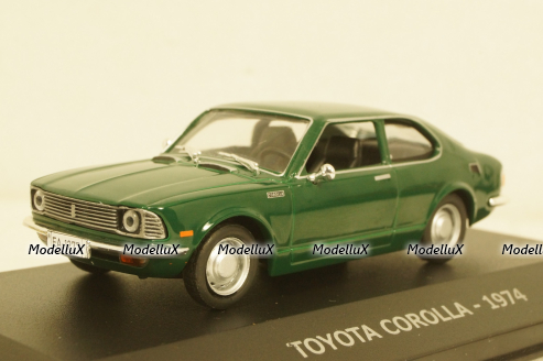 Toyota Corolla 1974 green, Altaya 1:43