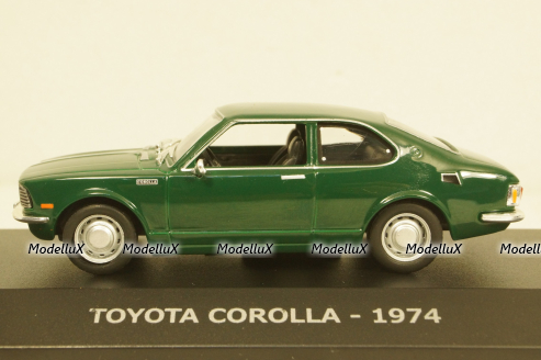 Toyota Corolla 1974 green, Altaya 1:43
