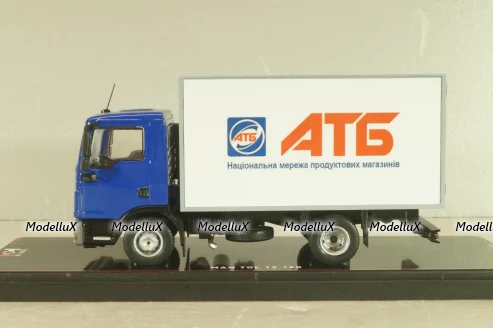 MAN TGL 12.180 грузовой фургон "АТБ", синий/белый, TR4803, TruckTyr 1:43