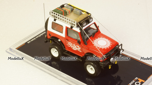 Suzuki Samurai Off-road, red, TruckTyr 1:43