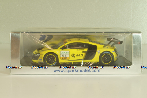 Audi R8 LMS #58 ADAC GT Masters 2011, P.V.Mentlen/M.Winkelhock, L.e. 500pcs, SG019, Spark 1:43