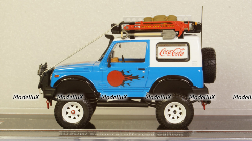 Suzuki Samurai Off-road, blue, TruckTyr 1:43