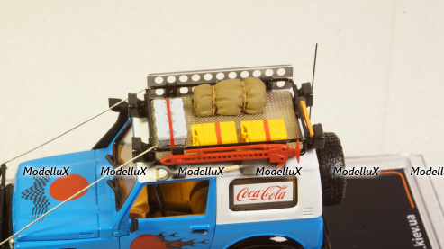 Suzuki Samurai Off-road, blue, TruckTyr 1:43