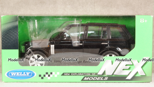 Range Rover (L322) 2002, black, WEL22415sw, Welly 1:24