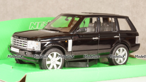 Range Rover (L322) 2002, black, WEL22415sw, Welly 1:24