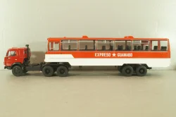 Камаз-53212 с п/прицепом Икарус, Куба, красный, TR4802, TruckTyr 1:43
