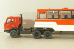Камаз-53212 с п/прицепом Икарус, Куба, красный, TR4802, TruckTyr 1:43