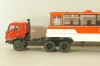 Камаз-53212 с п/прицепом Икарус, Куба, красный, TR4802, TruckTyr 1:43