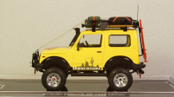Suzuki Samurai Off-road, yellow, TruckTyr 1:43