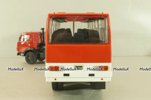 Камаз-53212 с п/прицепом Икарус, Куба, красный, TR4802, TruckTyr 1:43