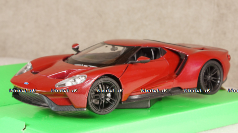 Ford GT 2015, WEL24082M.RED, dark red Welly 1:24