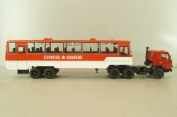 Камаз-53212 с п/прицепом Икарус, Куба, красный, TR4802, TruckTyr 1:43