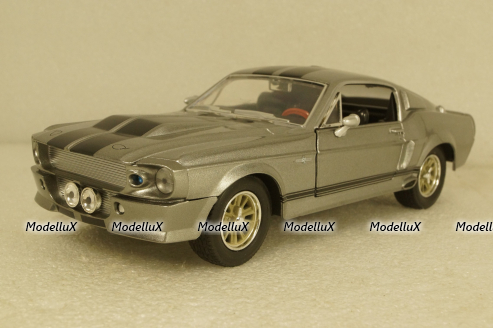 Ford Mustang Shelby GT500E 1967 Eleanor Fuori IN 60, 18220, Greenlight 1:24 Уценка!