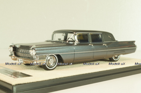 Cadillac Fleetwood Formal Limousine landau top 1965, gray metallic, L.e.120/199pcs., STM65102, Stamp Models 1:43