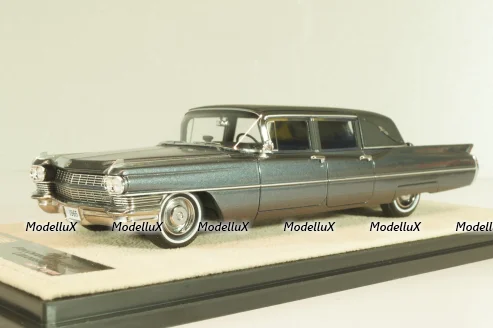 Cadillac Fleetwood Formal Limousine landau top 1965, gray metallic, L.e.120/199pcs., STM65102, Stamp Models 1:43