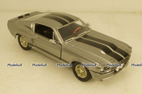 Ford Mustang Shelby GT500E 1967 Eleanor Fuori IN 60, 18220, Greenlight 1:24 Уценка!