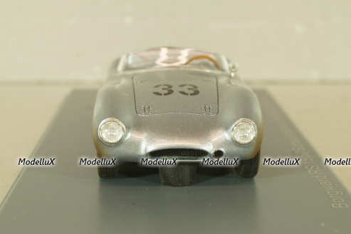 Borgward RS 1500 Schauinsland #33 dirty version 1953, silver, 46250, NEO 1:43
