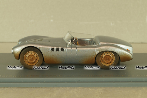 Borgward RS 1500 Schauinsland #33 dirty version 1953, silver, 46250, NEO 1:43