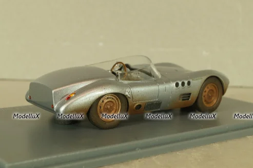 Borgward RS 1500 Schauinsland #33 dirty version 1953, silver, 46250, NEO 1:43