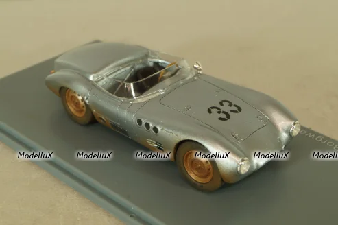 Borgward RS 1500 Schauinsland #33 dirty version 1953, silver, 46250, NEO 1:43