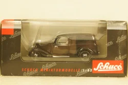 Mercedes 170V Kastenwagen black, 02252, Schuco 1:43