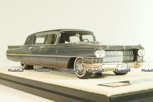 Cadillac Fleetwood Formal Limousine landau top 1965, gray metallic, L.e.120/199pcs., STM65102, Stamp Models 1:43
