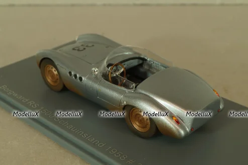 Borgward RS 1500 Schauinsland #33 dirty version 1953, silver, 46250, NEO 1:43