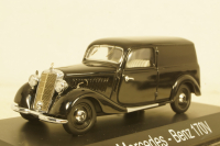 Mercedes 170V Kastenwagen black, 02252, Schuco 1:43