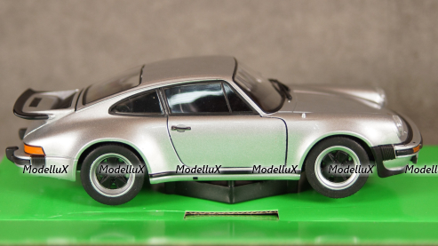 Porsche 911 Turbo 3.0 silver, 24043, Welly 1:24