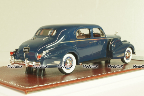 Cadillac V16 Series 90 town sedan 1938, dark blue, GIM004A, GIM 1:43