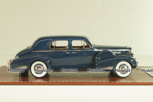 Cadillac V16 Series 90 town sedan 1938, dark blue, GIM004A, GIM 1:43