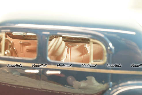 Cadillac V16 Series 90 town sedan 1938, dark blue, GIM004A, GIM 1:43
