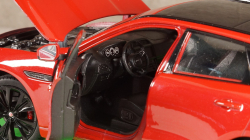 Jaguar F-Pace metallic-red without showcase, 24070, Welly 1:24