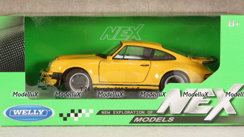 Porsche 911 Turbo 3.0 yellow, 24043, Welly 1:24