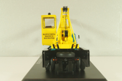 АК-75В автокран на шасси Зил-130 1964, зеленый/желтый, SSM1549, SSM 1:43