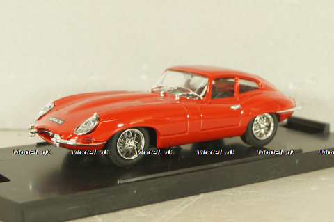 Jaguar E type coupe 1962, red, 8439, Model Box 1:43