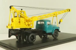 АК-75В автокран на шасси Зил-130 1964, зеленый/желтый, SSM1549, SSM 1:43