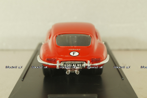 Jaguar E type coupe 1962, red, 8439, Model Box 1:43