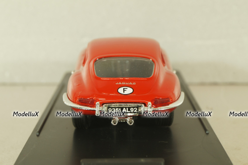 Jaguar E type coupe 1962, red, 8439, Model Box 1:43