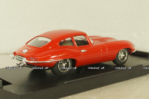 Jaguar E type coupe 1962, red, 8439, Model Box 1:43