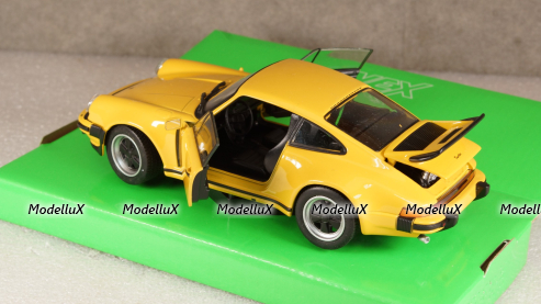 Porsche 911 Turbo 3.0 yellow, 24043, Welly 1:24