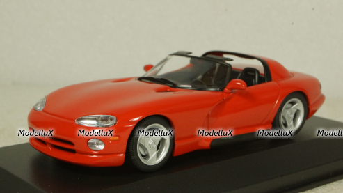 Dodge Viper Roadster 1993, red, 940144030, Maxichamps 1:43