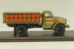 ГТК-32 а/м для перевозки газовых балонов на шасси Газ-51 1969, хаки, SSM1628, SSM 1:43