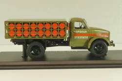 ГТК-32 а/м для перевозки газовых балонов на шасси Газ-51 1969, хаки, SSM1628, SSM 1:43