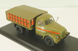 ГТК-32 а/м для перевозки газовых балонов на шасси Газ-51 1969, хаки, SSM1628, SSM 1:43
