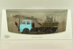 К-67 Автокран на шасси Маз-500 1965, голубой/хаки, SSM1610, SSM 1:43