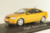 Opel Astra (G) Coupe 2000,orange, 430049124, Minichamps 1:43