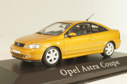 Opel Astra (G) Coupe 2000,orange, 430049124, Minichamps 1:43